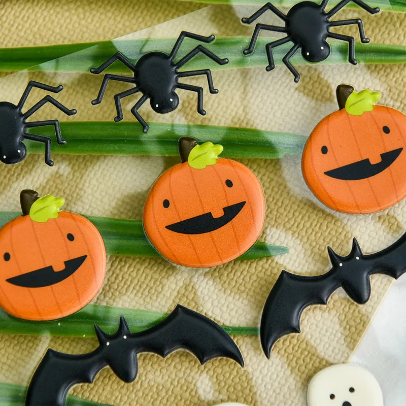 KSCRAFT Happy Halloween самоклеящиеся наклейки для Скрапбукинг/DIY ремесла/карты внесении