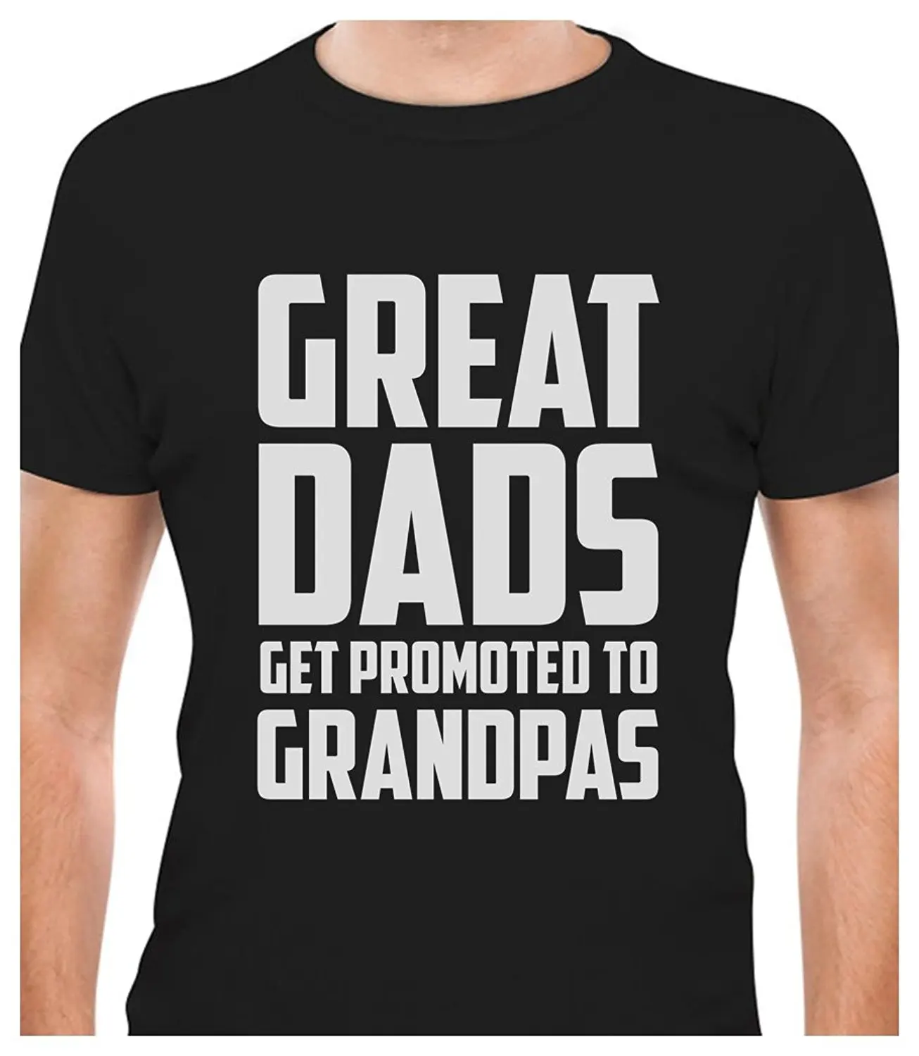 Футболка с надписью Great Dads Go programned To Grandpas рождественский подарок для Дедушки 2017