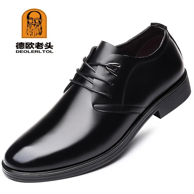 

Новинка 2023, качественная бычья кожа, мужская обувь, мягкие мужские классические туфли с острым носком, мужские туфли из спилка