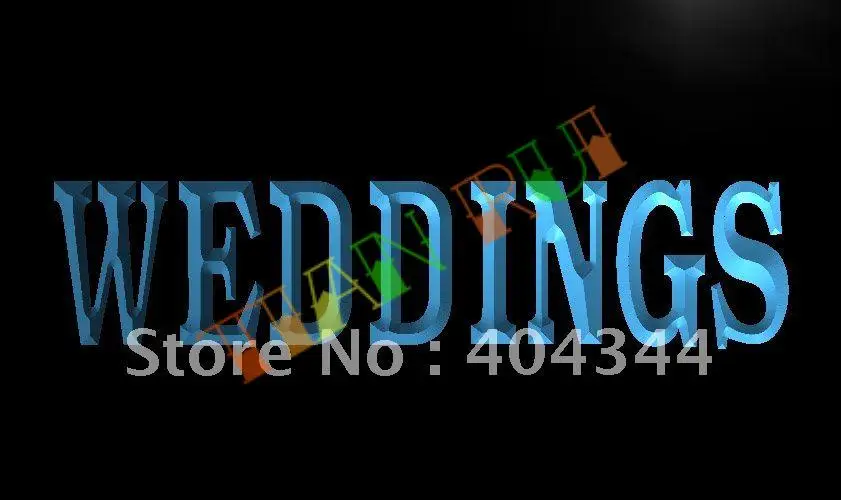 

LB400- Weddings Services LED Neon Light Sign