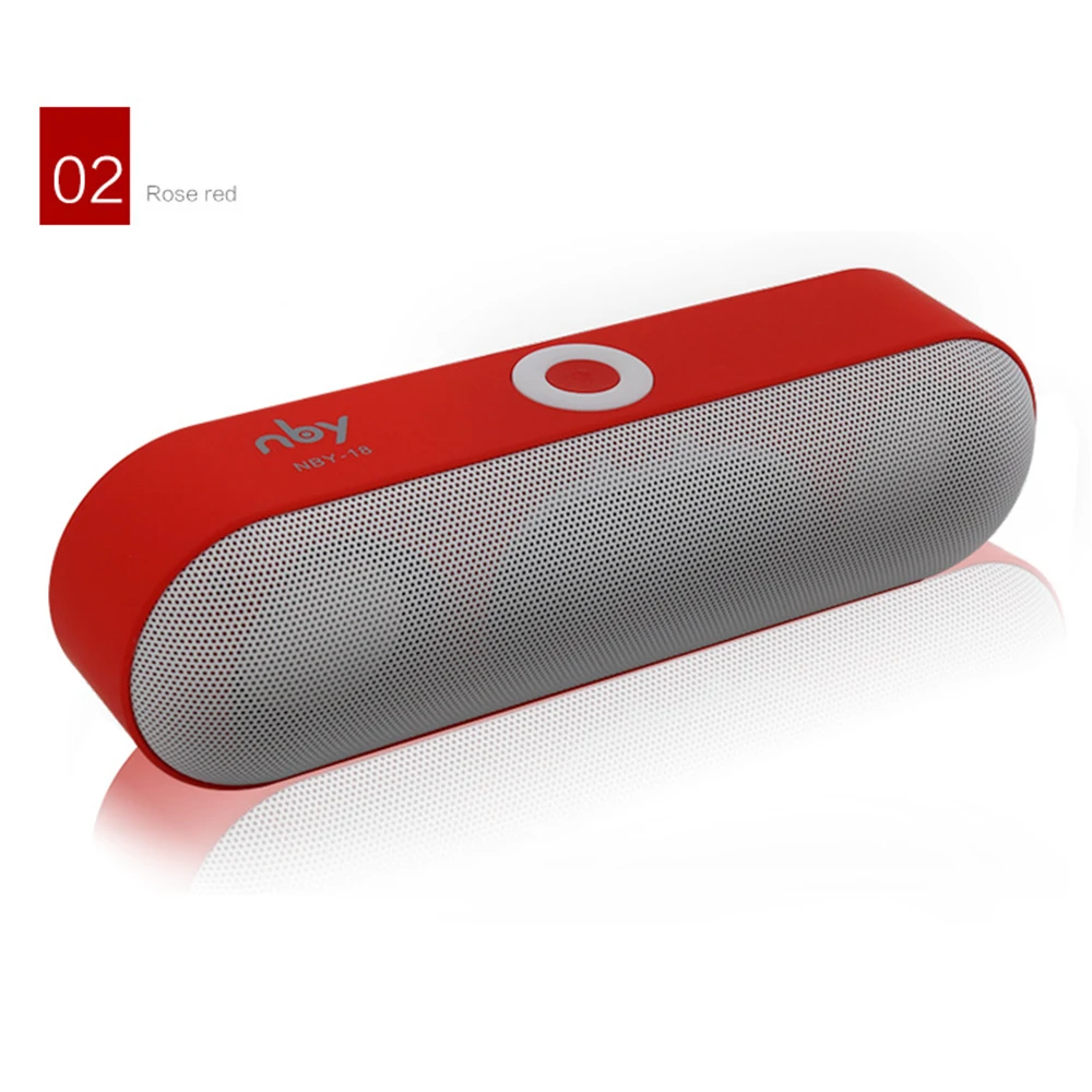 2018 NBY-18 Mini Bluetooth Динамик Портативный Беспроводной звук Системы 3D музыке стерео