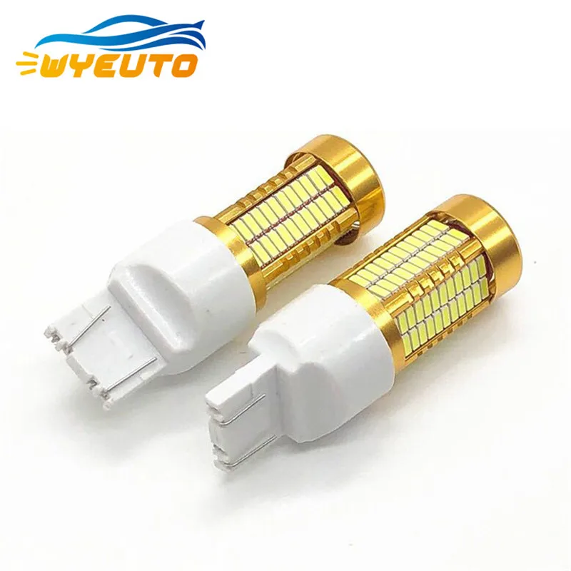 Автомобильный светодиодный объектив постоянного тока T20 4014 106SMD 7443 7740 задний