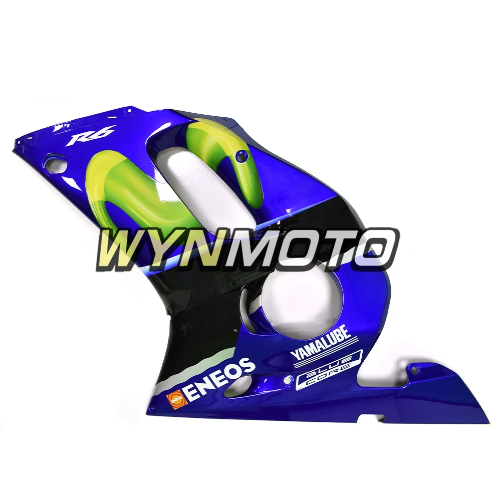 Полный комплект обтекателей для мотоцикла из абс пластика 98 02 YZF R6 Yamaha 600 1998 2002 99 00