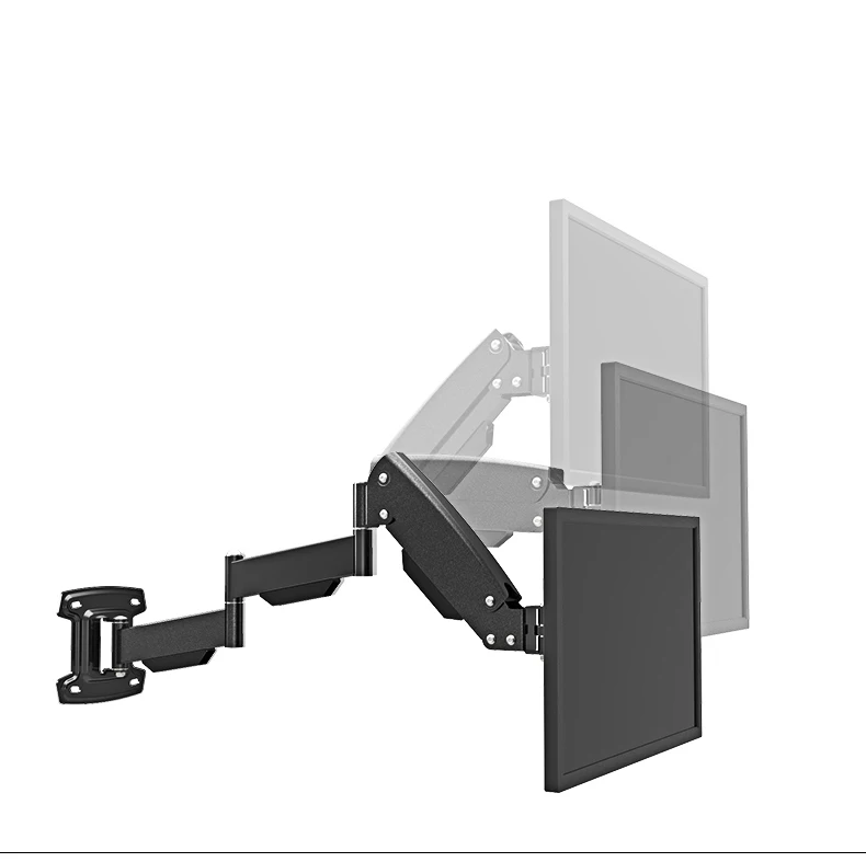 BL-LG312B сверхдлинная газовая пружина настенный кронштейн держатель монитора Full