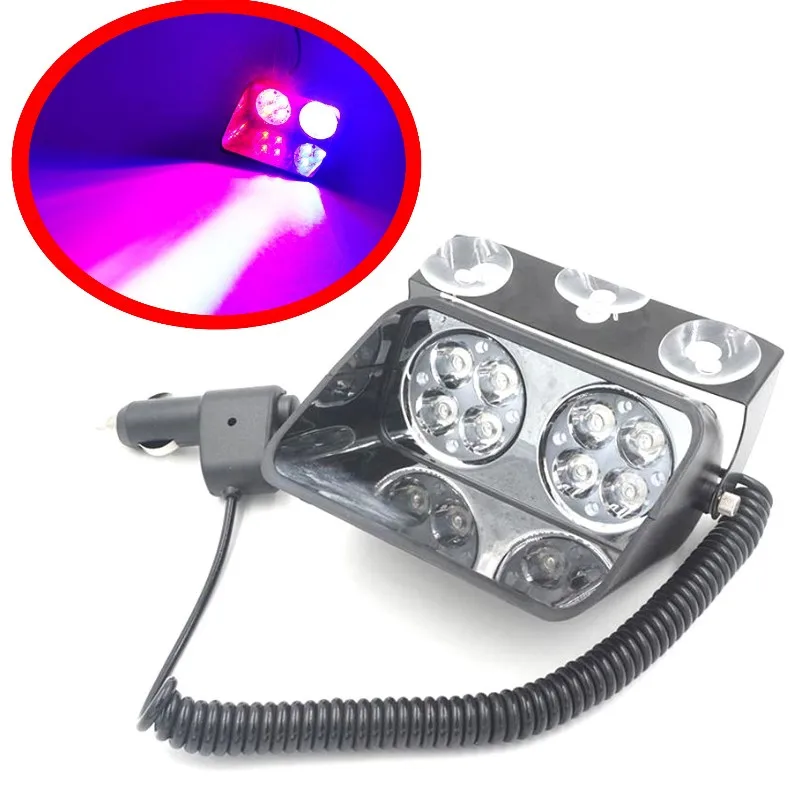 12 В 24 Вт светодиодная вспышка аварийный светильник Стробоскопическая Лампа