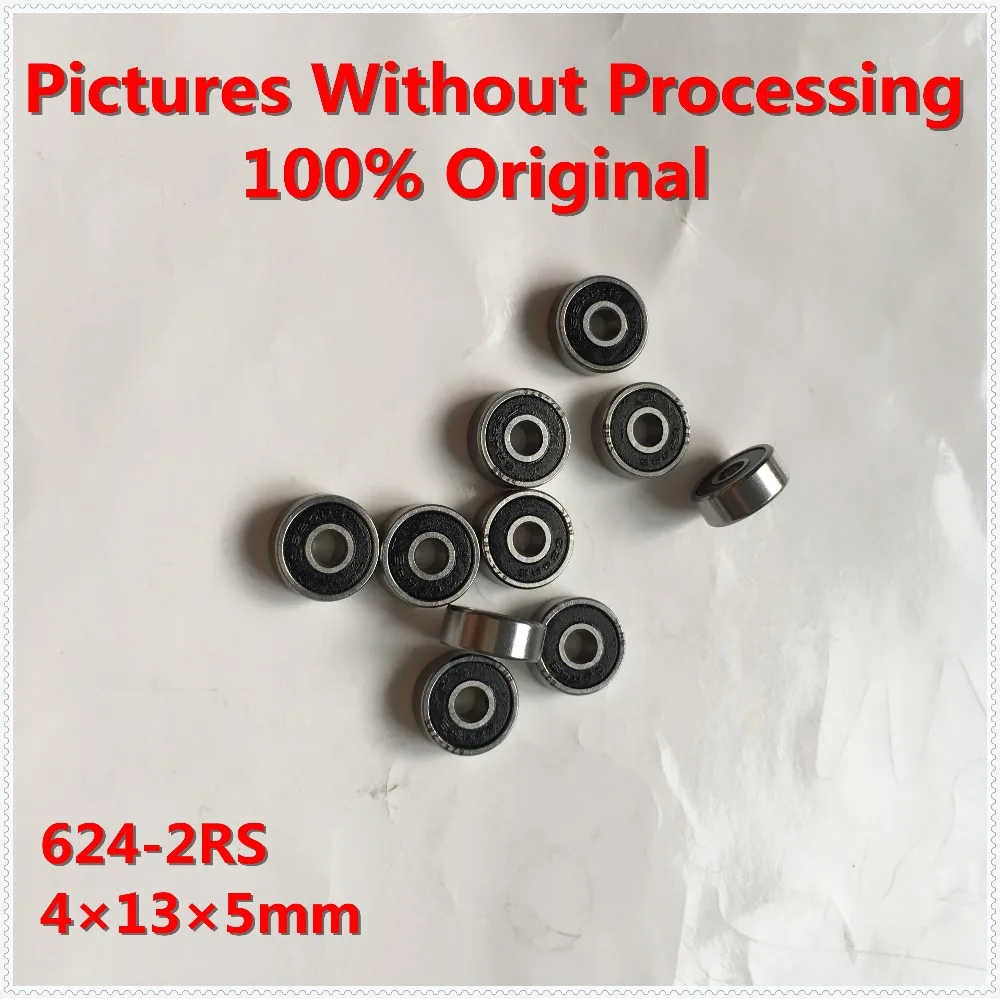 624-2RS Bearing 10PCS 4x13x5 mm 624 RS 2RS Miniature Ball Bearings MINI deep groove ball bearing with high quality | Обустройство