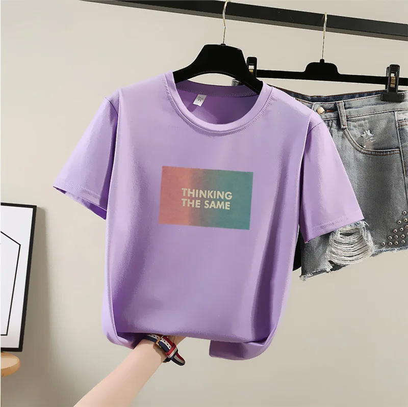 Женская футболка в Корейском стиле Harajuku Kawaii элегантная летняя 2019|Футболки| |