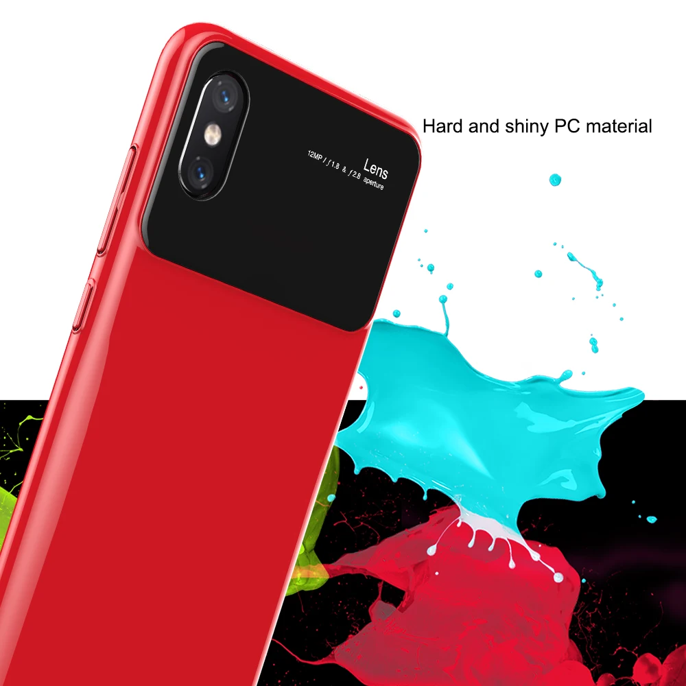 Для Xiaomi mi 8 Pro Чехол Для Телефона Жесткий ПК Блестящий глянцевый тонкий mi 8 8pro Lite чехол тонкий анти-осенний защитный чехол цветные чехлы