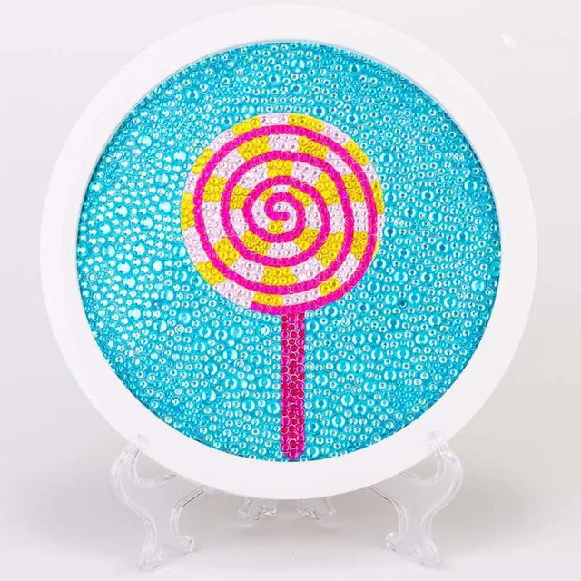 DY51 lollipop Happyxuan, новинка, алмазная живопись, сделай сам, мозаика, Детские художественные и ремесленные наборы, Обучающие Креативные Игрушки для девочек, подарок для рукоделия - Цвет: DY51 lollipop