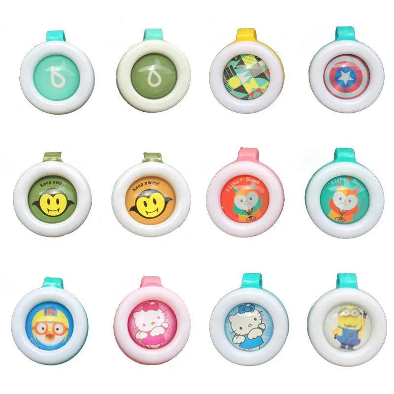 2 шт./лот мультфильм натуральные растительные масла комаров и пуговицы для