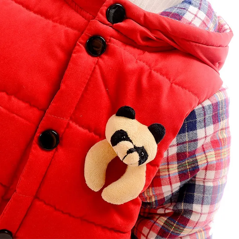 New 2017 Baby boys winter clothing suit set warm down jacket+pants long sleeve coat kis fashion clothes 12M-3years |