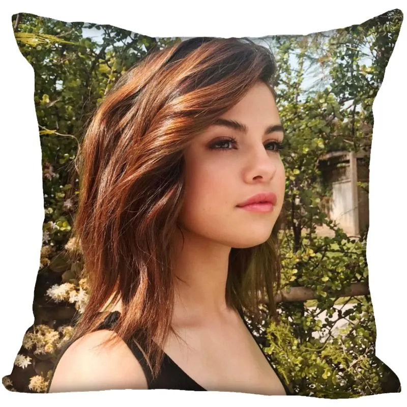 Selena Gomez наволочки для дома декоративные подушки крышка невидимый молнии подушки детские чехол Чехлы для декоративных подушек 40X40,45 X см 45 см - Цвет: 4