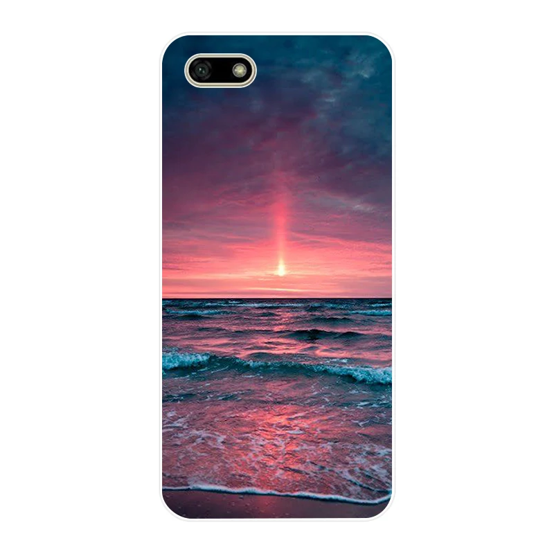 206FG желтый морской звезда от sea02 Мягкий Силиконовый ТПУ чехол для huawei Honor 7a 5 45 pro 7 7c
