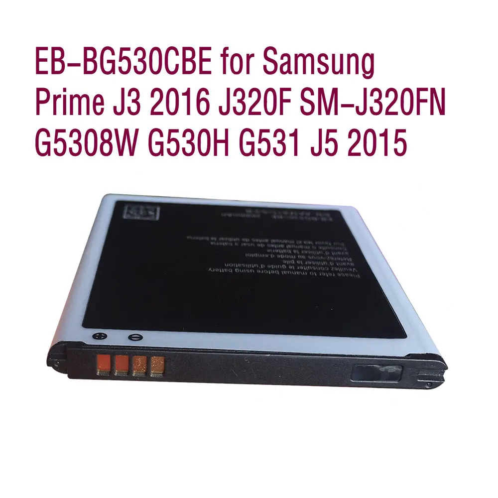 EB-BG530CBE EB-BG531BBE для samsung Galaxy Grand Prime J3 2016 J320F SM-J320FN G5308W G530 H G531 J5 2015 высокое качество