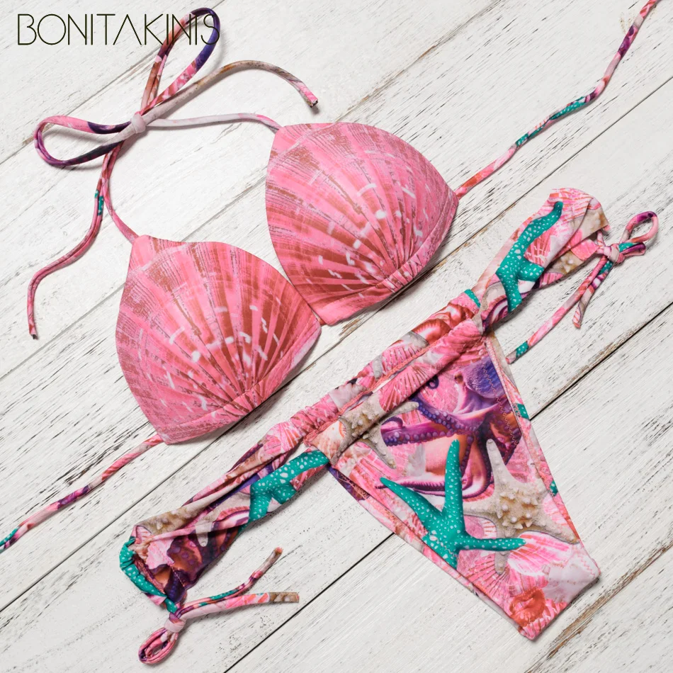 Bonitakinis брендовые купальные костюмы чашки в виде раковины купальники Русалочки