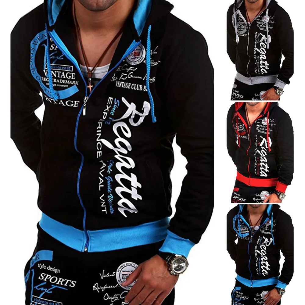 Мужские крутые модные толстовки на молнии с буквенным принтом B-box мужские куртки