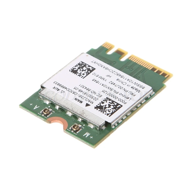 Двухдиапазонная 2,4+ 5 ГГц 433 м Bluetooth V4.0 NGFF M.2 Wifi WLAN 802.11ac Беспроводная комбинированная карта для Realtek RTL8821AE AW-CB161H