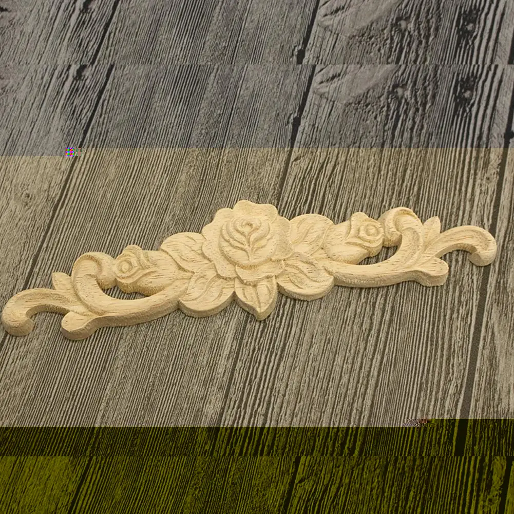 LumiParty Woodcarving Decal Rubber Wood Engrave Onlay Applique Craft Home Elegant Gifts-30 | Дом и сад