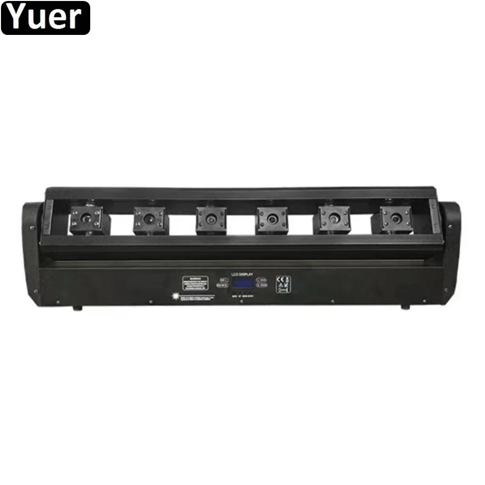 Новинка 6 глаз движущаяся головка Лазерное освещение DMX512 управление звуком