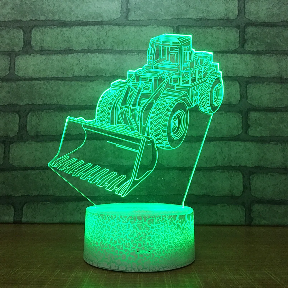 Цветные настольные лампы с дистанционным управлением акриловый светильник для
