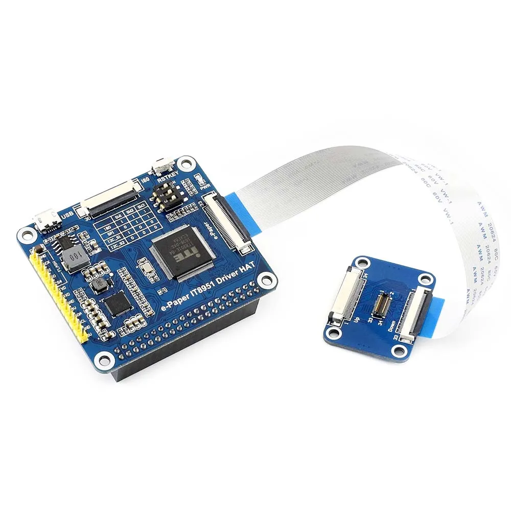 Waveshare 800*600 6 дюймовый E Ink дисплей шляпа для Raspberry Pi IT8951 контроллер USB/SPI/I80/I2C