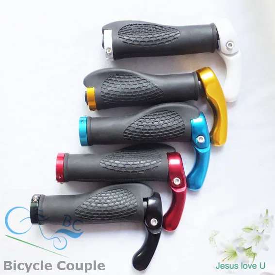 1 pair Anti-slip Rubber &amp Shakeproof Bikes Bicycles Grips Handle bar Ends Handlebars Cycling riding best selling hot design | Спорт и