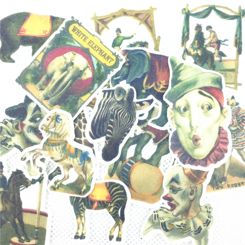 20 шт Цирк Клоун стикер животное мультфильм панк наклейки из игры s для DIY