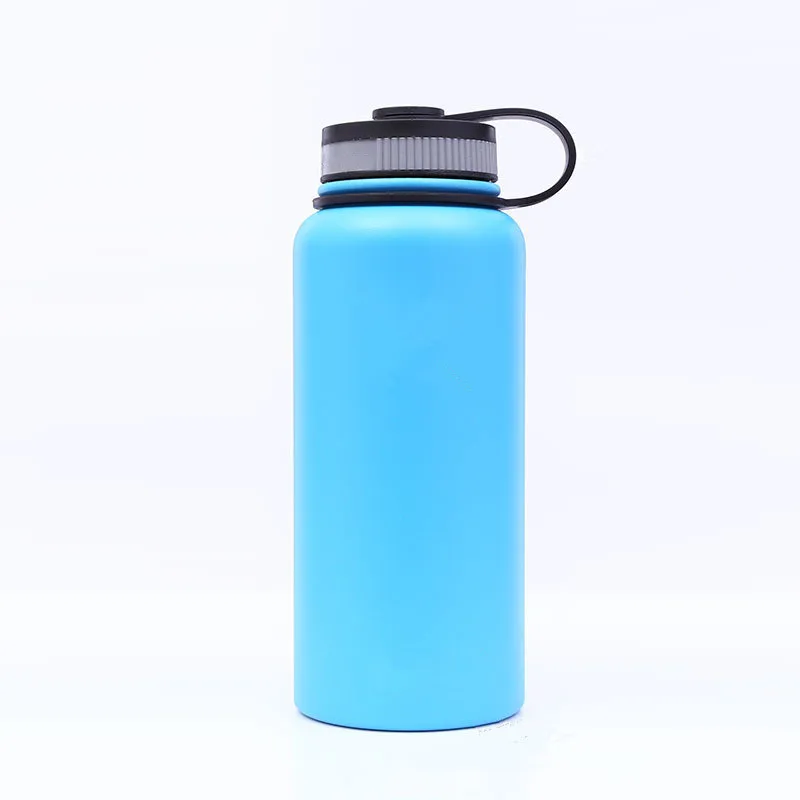Quevinal 50 шт бутылка для воды 40oz 18oz 32 унций с вакуумной изоляцией из нержавеющей