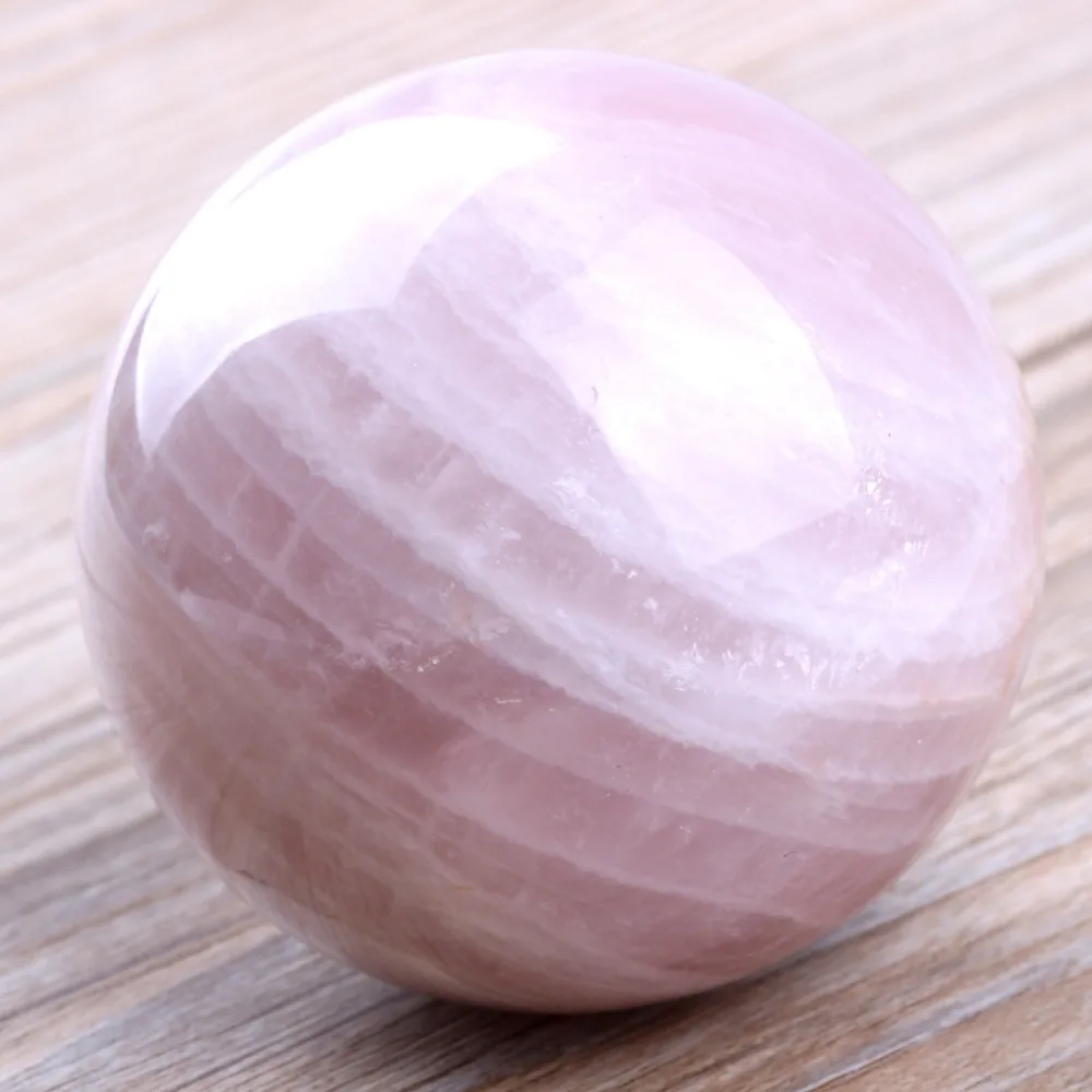 

Natural Carved 40mm Tumbled Pink Rose Quartz Sphere Polished Ball Healing Crystal Fengshui Ornament with Freeshipping SPH068