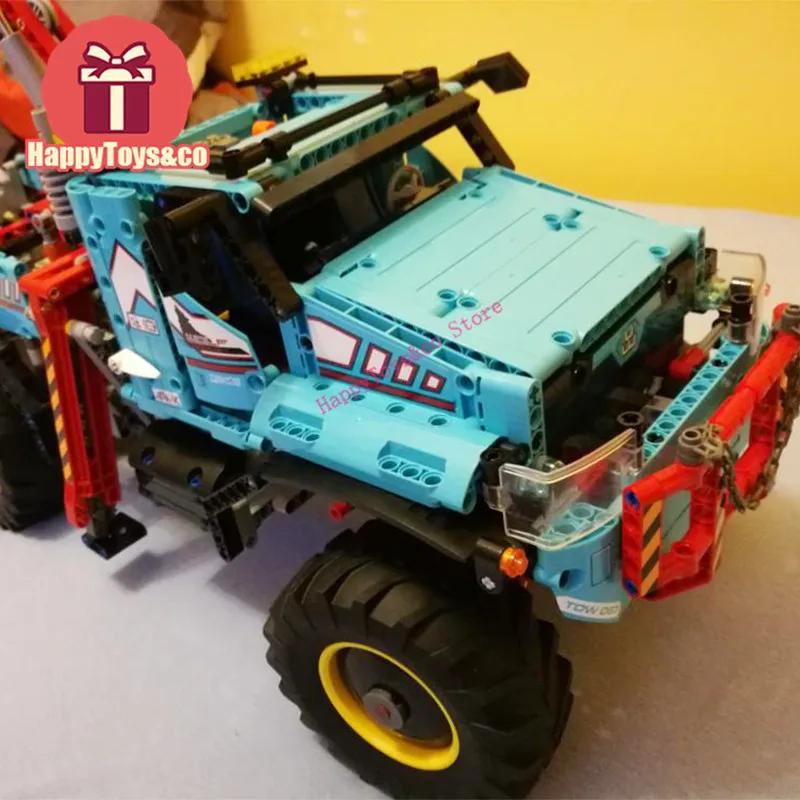 Legoing Technic Series 42070 1912Pcs All Terrain 6X6 Remote Control Truck toys For Children Gift 20056 Building Blocks Set | Игрушки и