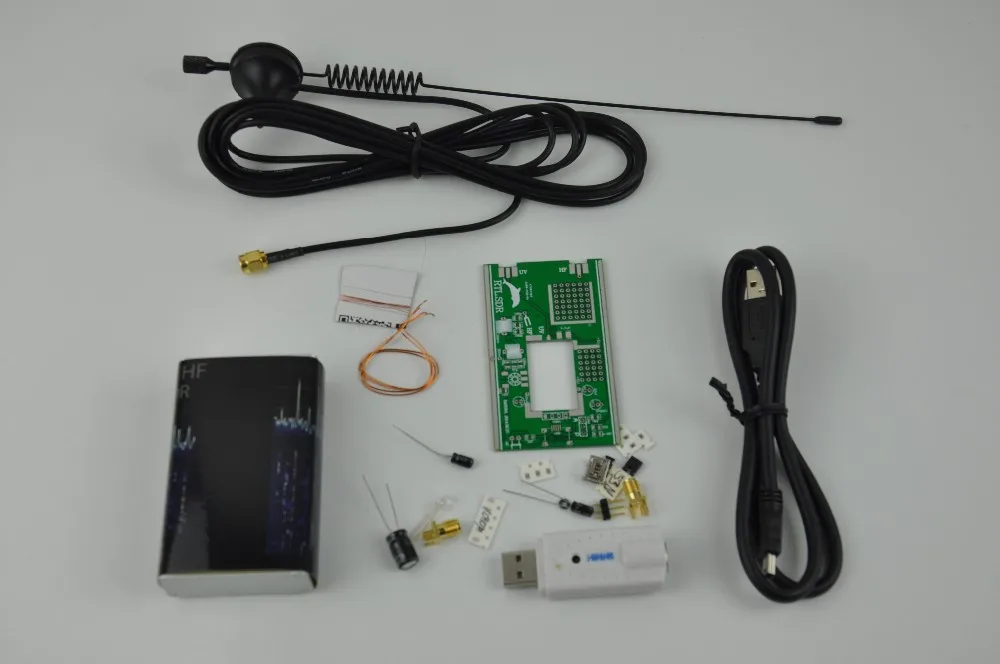 Наборы сделай сам 100 кГц 1 7 ГГц полный диапазон УФ HF RTL SDR USB тюнер R820T RTL2832U + CW FM VHF UHF AM