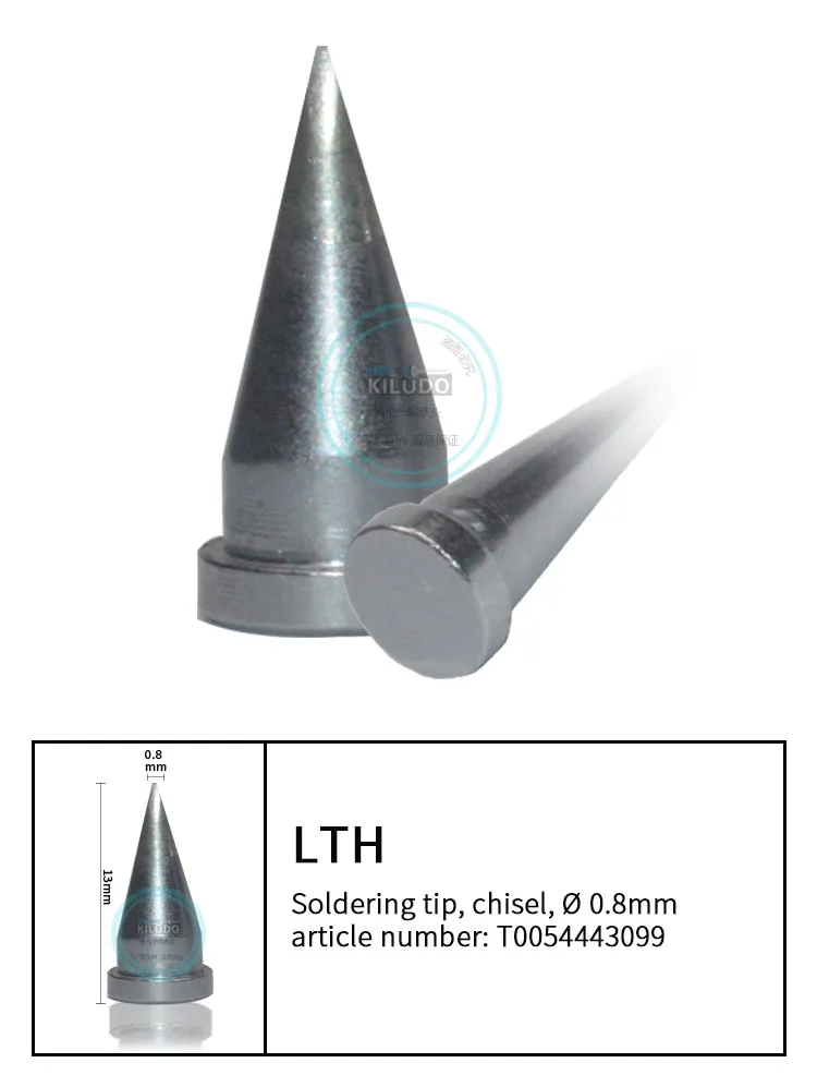 Kiludo 5 шт LTH LF 0,8 мм наконечник для Weller WSP80 жало WSD81 FE75 MPR80