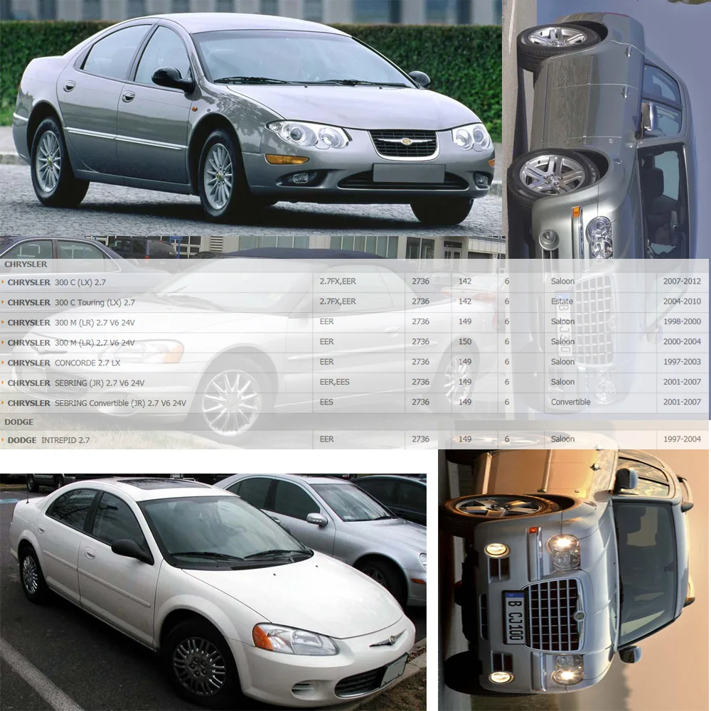 6 шт. Катушка зажигания для CHRYSLER 300 C M зарядное устройство SEBRING DODGE INTREPID 2.7L V6 (1998 2012)