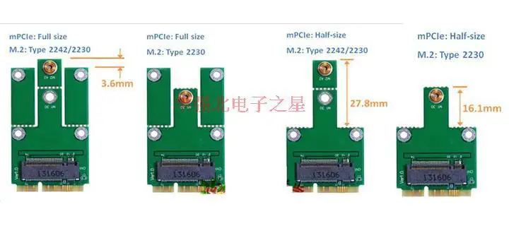 Переходная плата NGFF M2 к PCI E переходник M.2 поворотный miniPCIE miniPCI mPCIE|ngff m.2|ngff m2ngff to mpcie |
