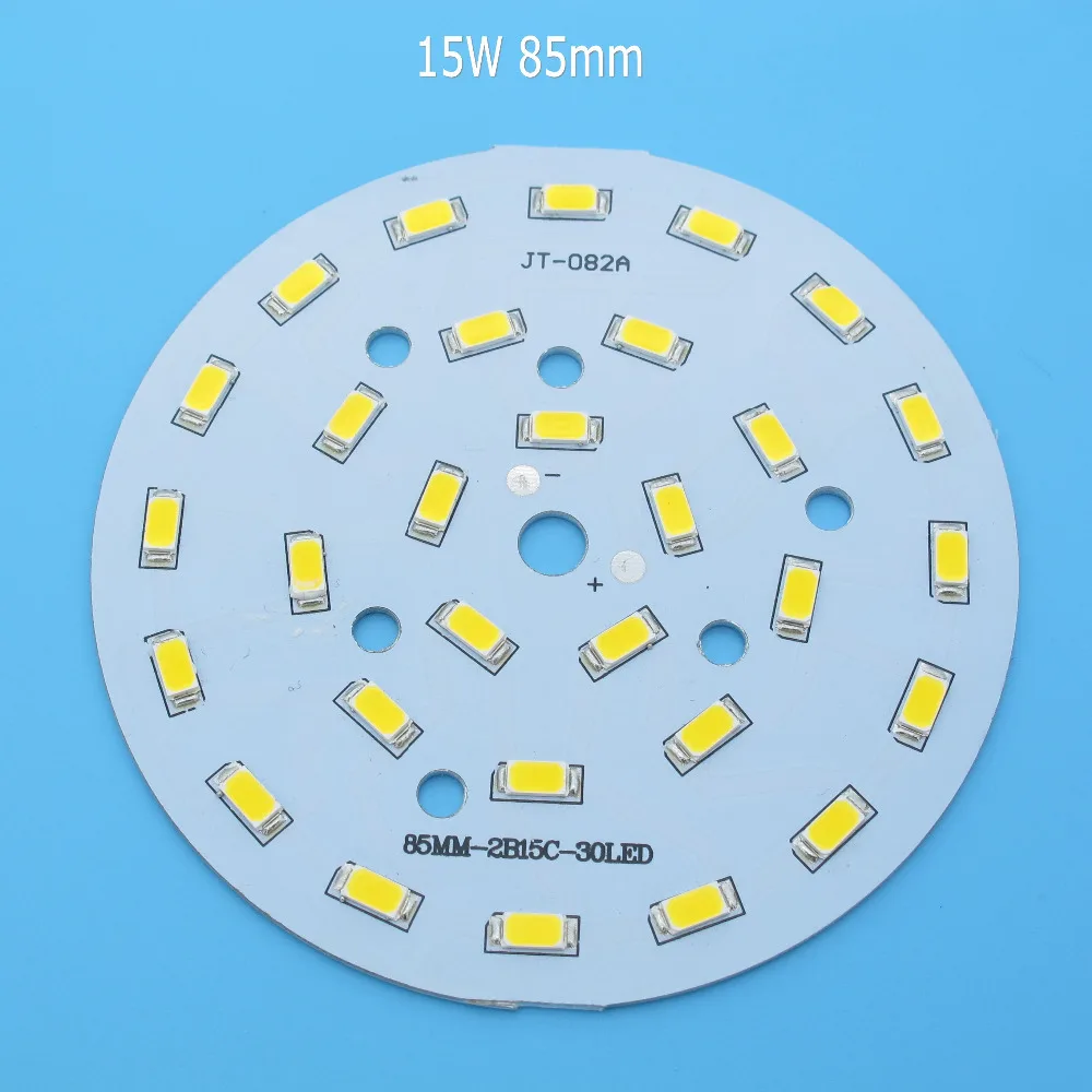 2 шт. SMD5730 светодиодная печатная плата 15 Вт 18 85 мм 90 100 120 белый/натуральный