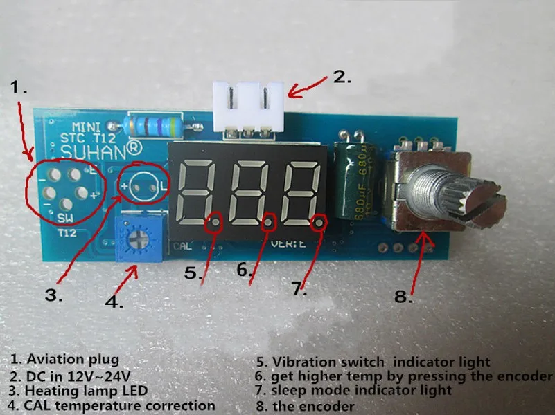 Цифровой паяльник станция температурный контроллер T12 T2 ручка | Инструменты