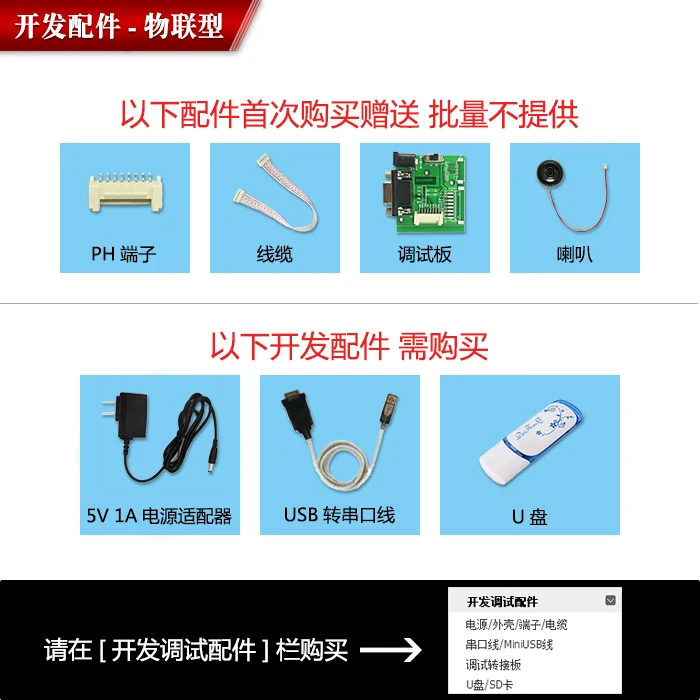 7 дюймовый серийный экран IoT емкостный сенсорный 1024*600 конфигурация/видео/скрипт