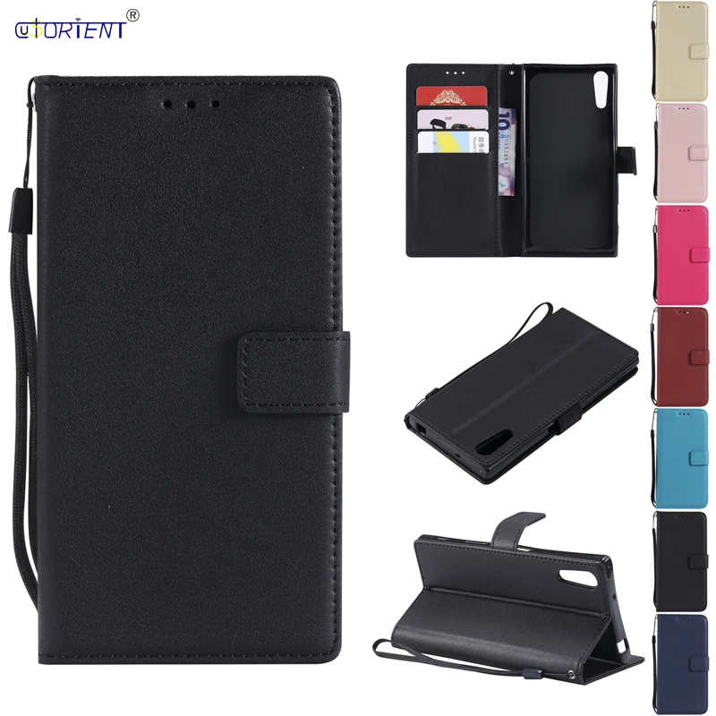 Мягкий флип чехол для Funda Sony Xperia XZ Dual F8332 F8331 SO 01J кожаный бумажник телефона Kagura