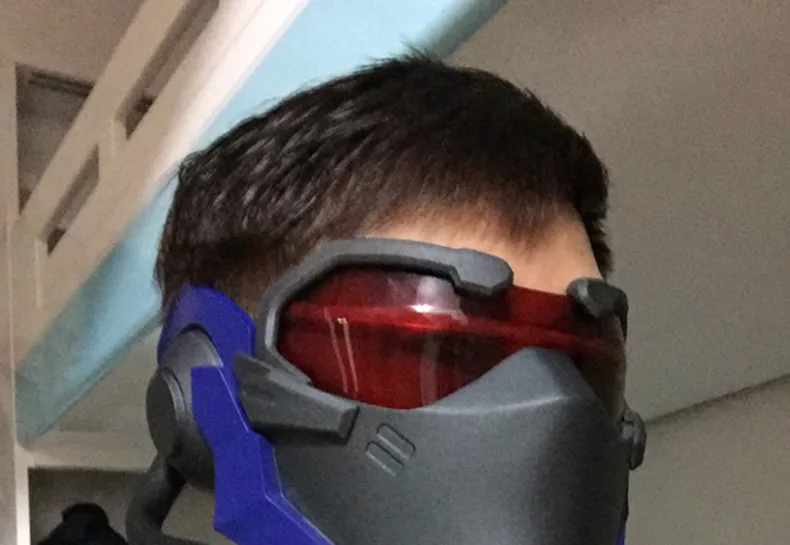 С светодиодный! Светящаяся маска солдата 76 с светильник для косплея Soldier76 шлем со светодиодной подсветкой для костюма на выставку реквизит для косплея
