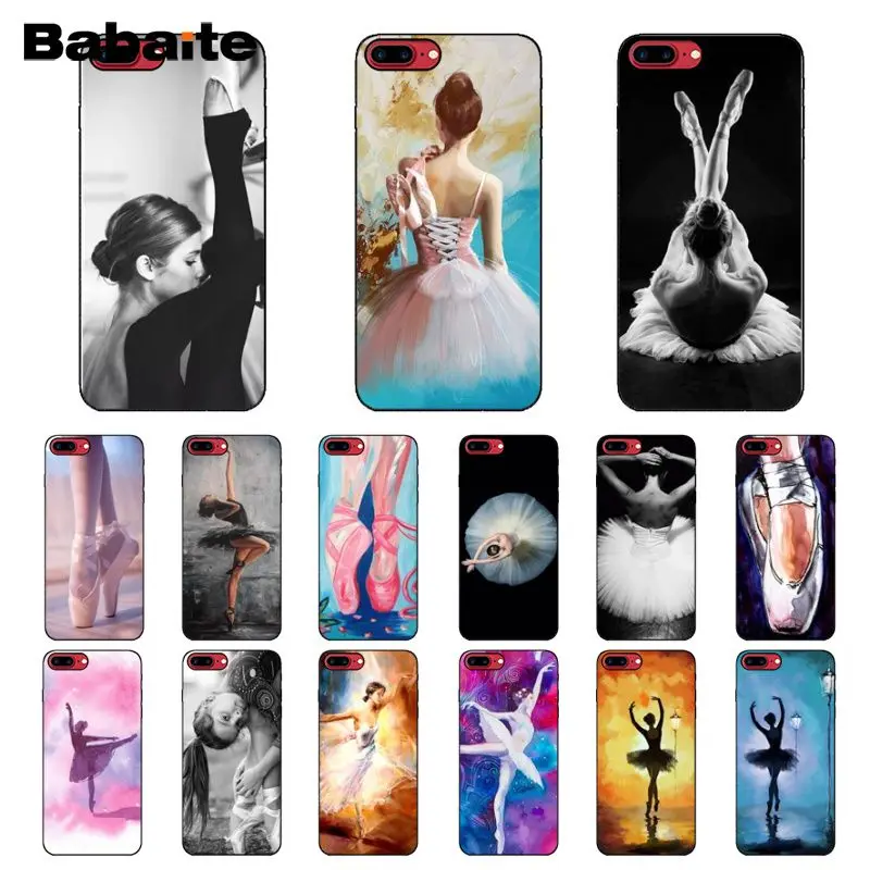Babaite балерина Танцовщица девушка DIY Окрашенные аксессуары для телефона чехол Apple