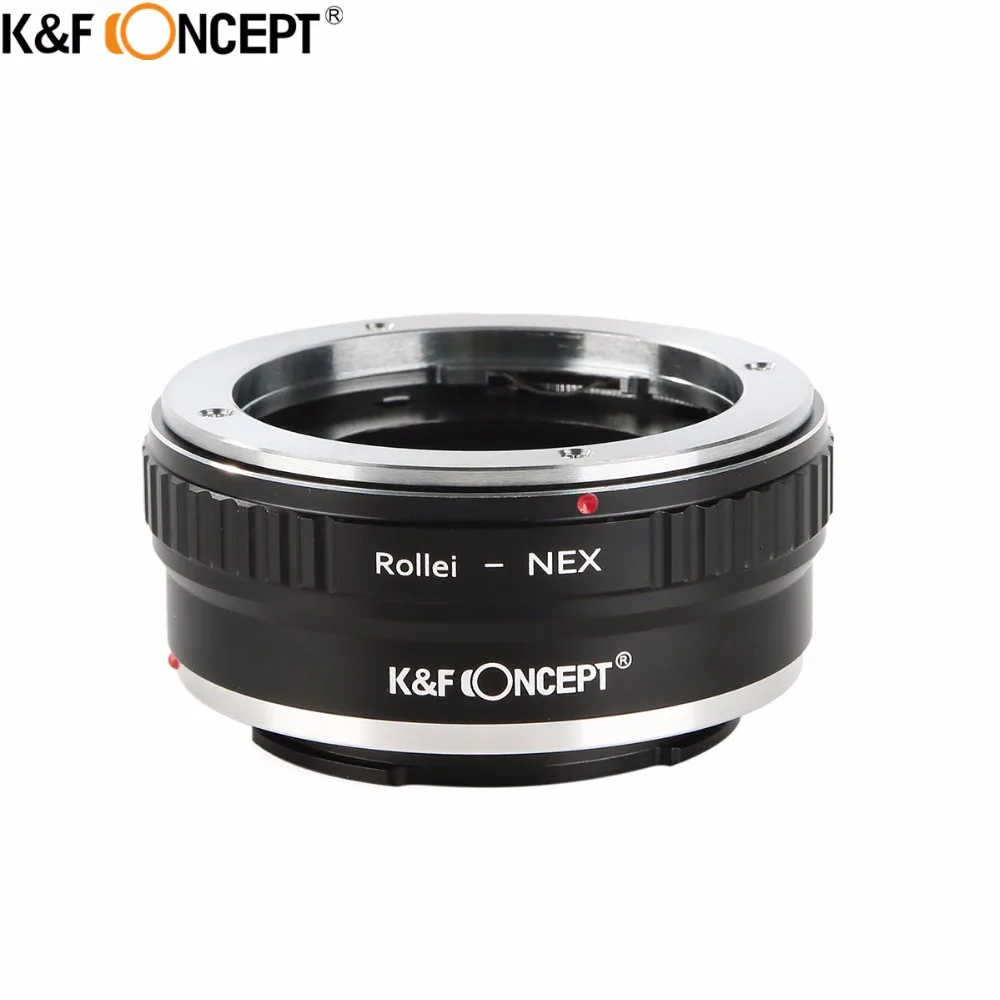 Переходное кольцо K & F для объектива фотокамеры из латуни и алюминия Rollei QBM