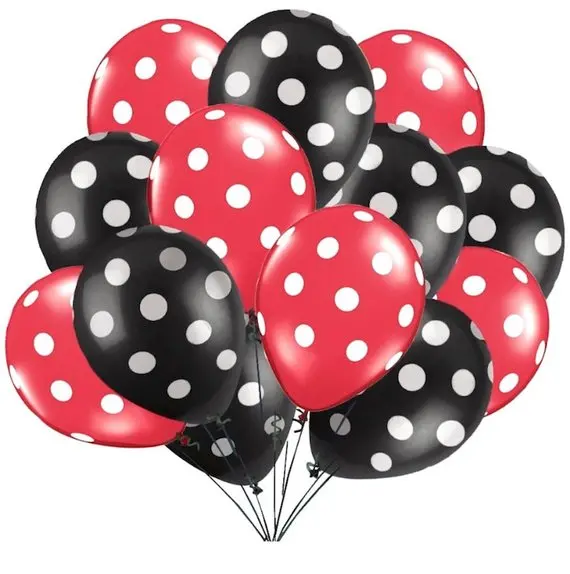 

12pcs/Lot Latex Balloons 2.8g Polka Dot Ladybug Wedding Decorations Supplies Baby Shower Party Balloons Ball