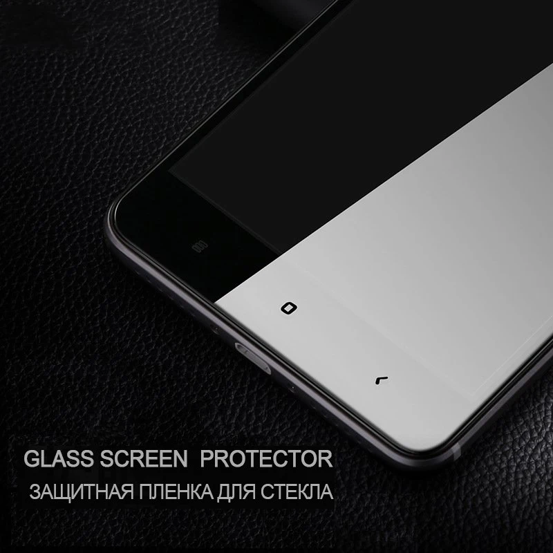 Full Cover Tempered Glass For Xiaomi Redmi 4X 5A Note 5 Pro Prime Plus 4 Screen Protector Toughened Film | Мобильные телефоны и