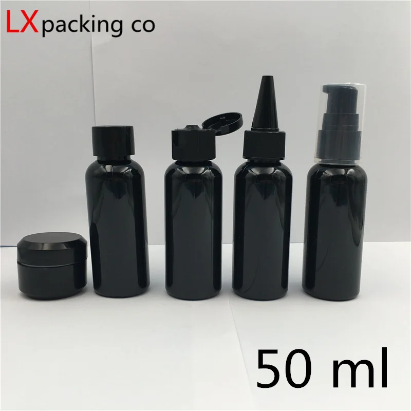Черные пластиковые флаконы с распылителем для духов 50 шт. 10 мл 100 парфюма