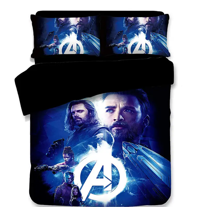 Disney Bedding 14 Мстители Дисней герой Marvel покрывало для кровати мальчик Спальня украшение Quee размер постельных принадлежностей набор король стеганые пододеяльники ребенок дома Твин - Цвет: Disney Bedding 14