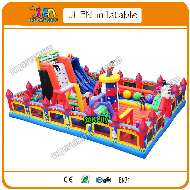 Бесплатная доставка до морского порта гигантский надувной Забавный город для