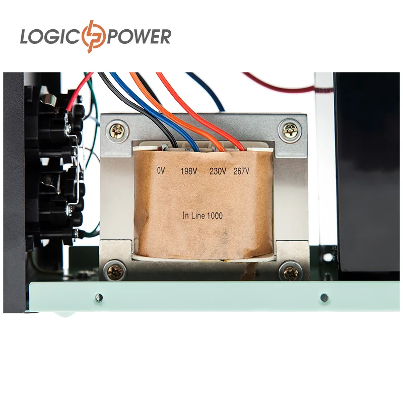 LOGIC POWER ИБП UPS 1200VA 2 евророзетки 5 ступ. AVR 2x7. 5Ah12V металлический корпус черный цвет