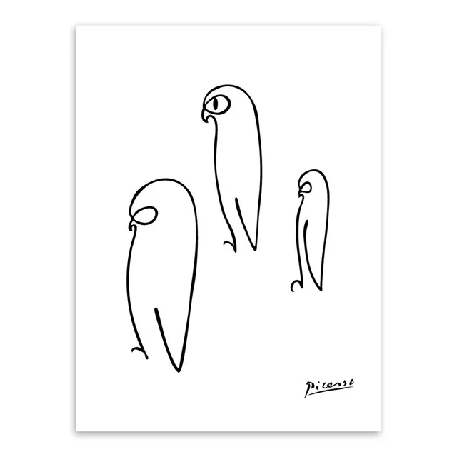 Picasso Abstrato Animal da Mouse minimalista Grande холст художественный принт плакат Retrato Da Parede Camel