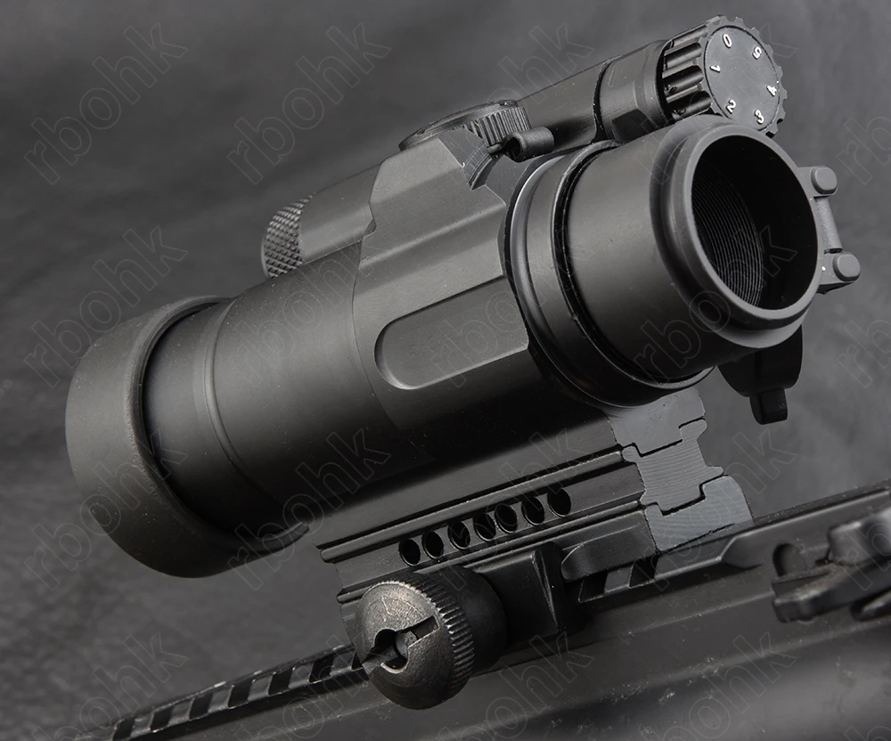 Тактический голографический M4 1x40 прицел в красный горошек с QD 20 мм винтовка