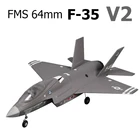 FMS 64 мм F35 F-35 V2 Lightning Ducted Fan EDF Jet EPO радиоуправляемый самолет современная модель истребителя Хобби самолет PNP
